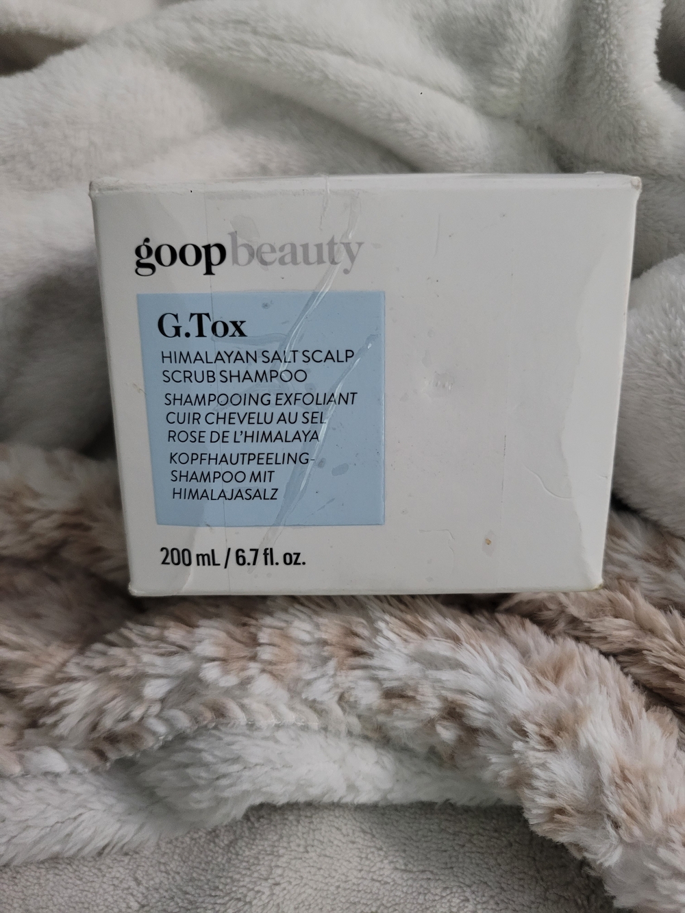 Goop Beauty G.Tox Himalayan Salt Scalp Scrub Shampoo 200ml 6.7 fl oz NEW UNUSED
